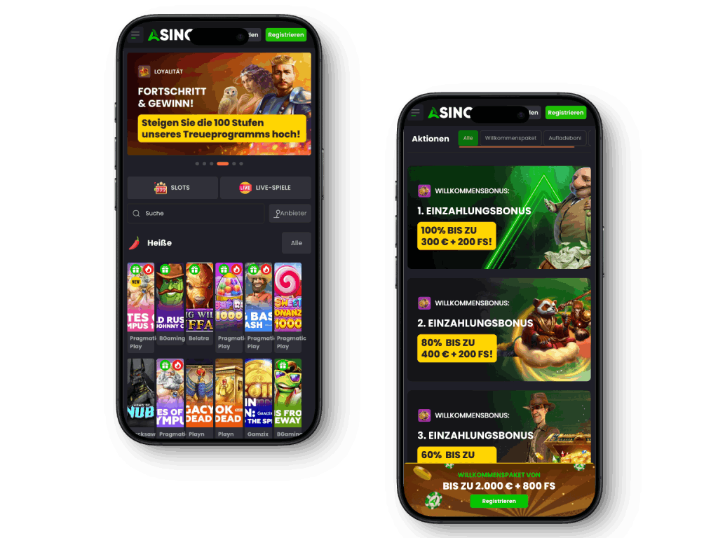 Asino Casino mobile app