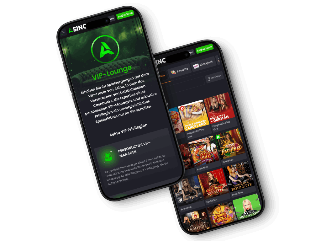 Asino Casino mobile version
