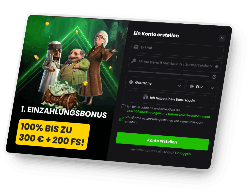 Asino Casino sign up